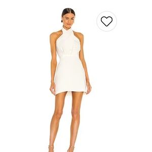 White party or daytime dress Amanda Uprichard size medium